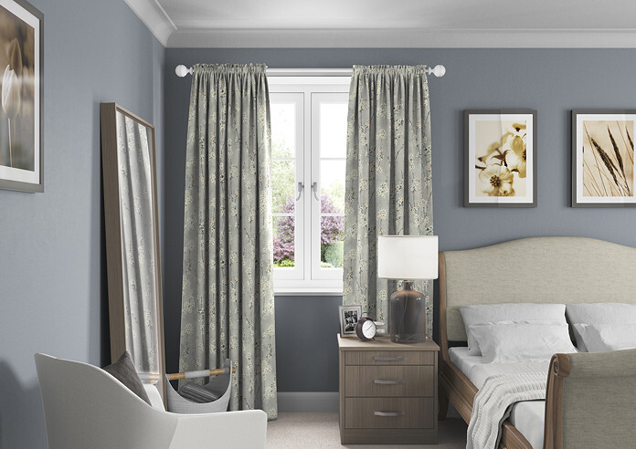 Almond Blossom, Pebble - Made to Measure Curtains - Image 5